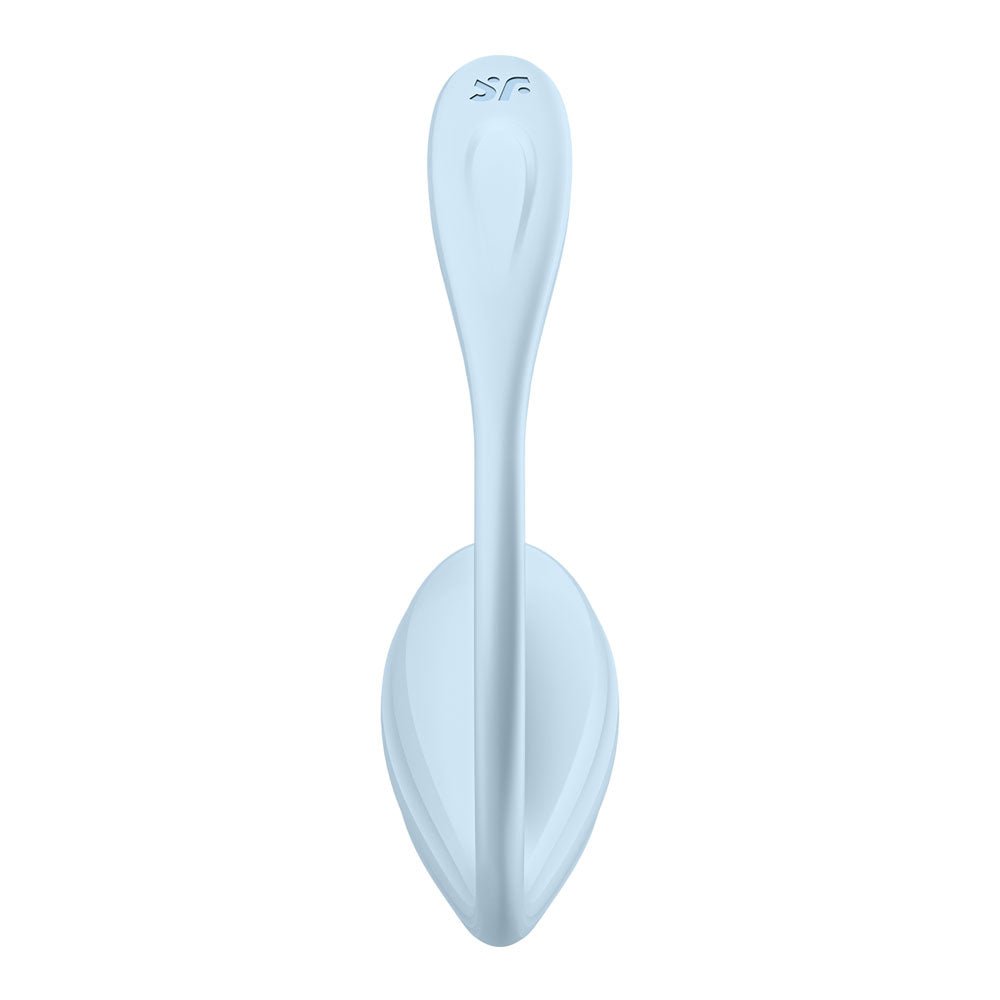 Satisfyer Smooth Petal - Light Blue Wearable Stimulator with App Control