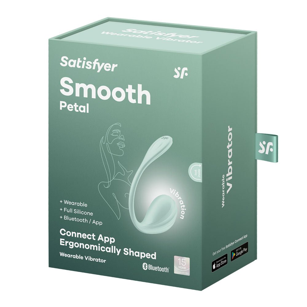 Satisfyer Smooth Petal - Mint Wearable Stimulator with App Control