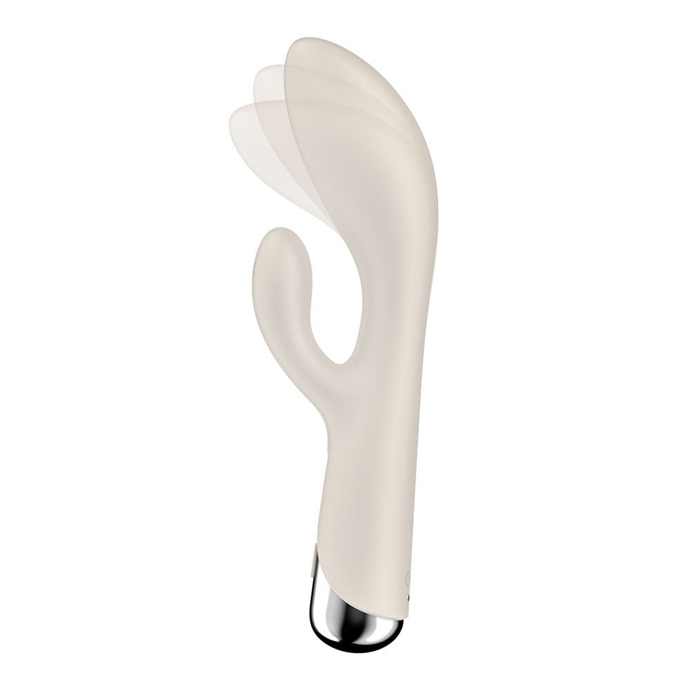 Satisfyer Spinning Rabbit 1 - Beige 20 cm Rechargeable Rotating Rabbit Vibrator