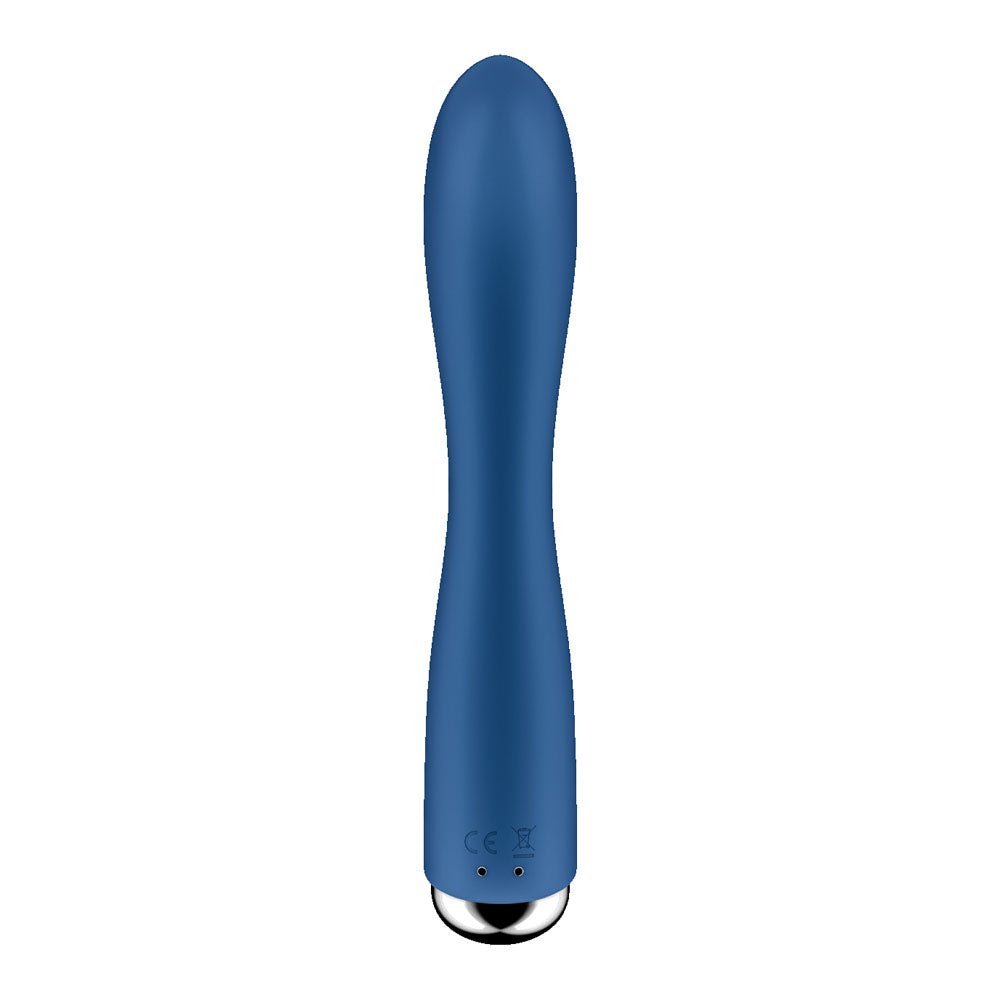 Satisfyer Spinning Rabbit 1 - Blue 20 cm Rechargeable Rotating Rabbit Vibrator