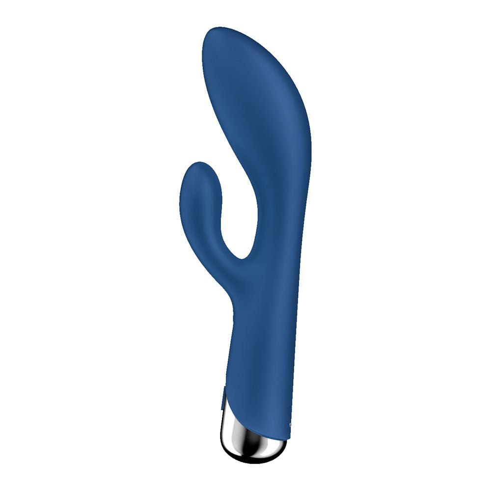 Satisfyer Spinning Rabbit 1 - Blue 20 cm Rechargeable Rotating Rabbit Vibrator