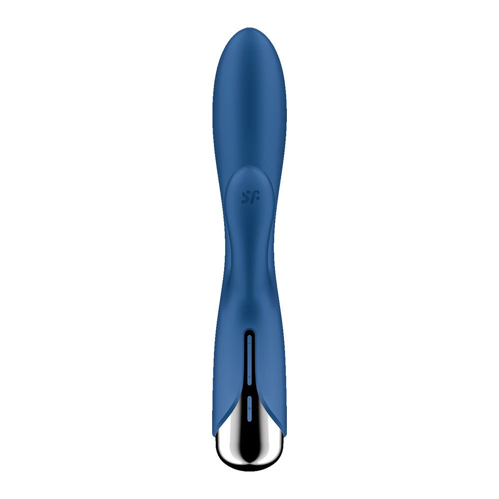 Satisfyer Spinning Rabbit 1 - Blue 20 cm Rechargeable Rotating Rabbit Vibrator