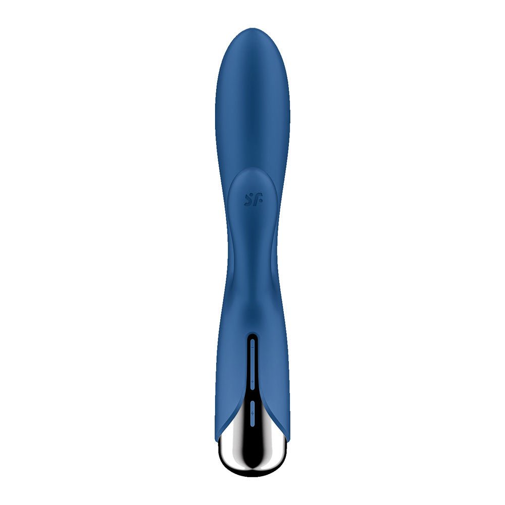 Satisfyer Spinning Rabbit 1 - Blue 20 cm Rechargeable Rotating Rabbit Vibrator