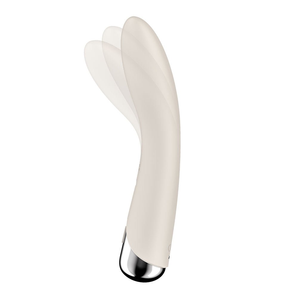 Satisfyer Spinning Vibe 1 - Beige 17.8 cm Rechargeable Rotating Vibrator