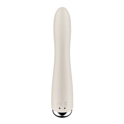 Satisfyer Spinning Vibe 1 - Beige 17.8 cm Rechargeable Rotating Vibrator