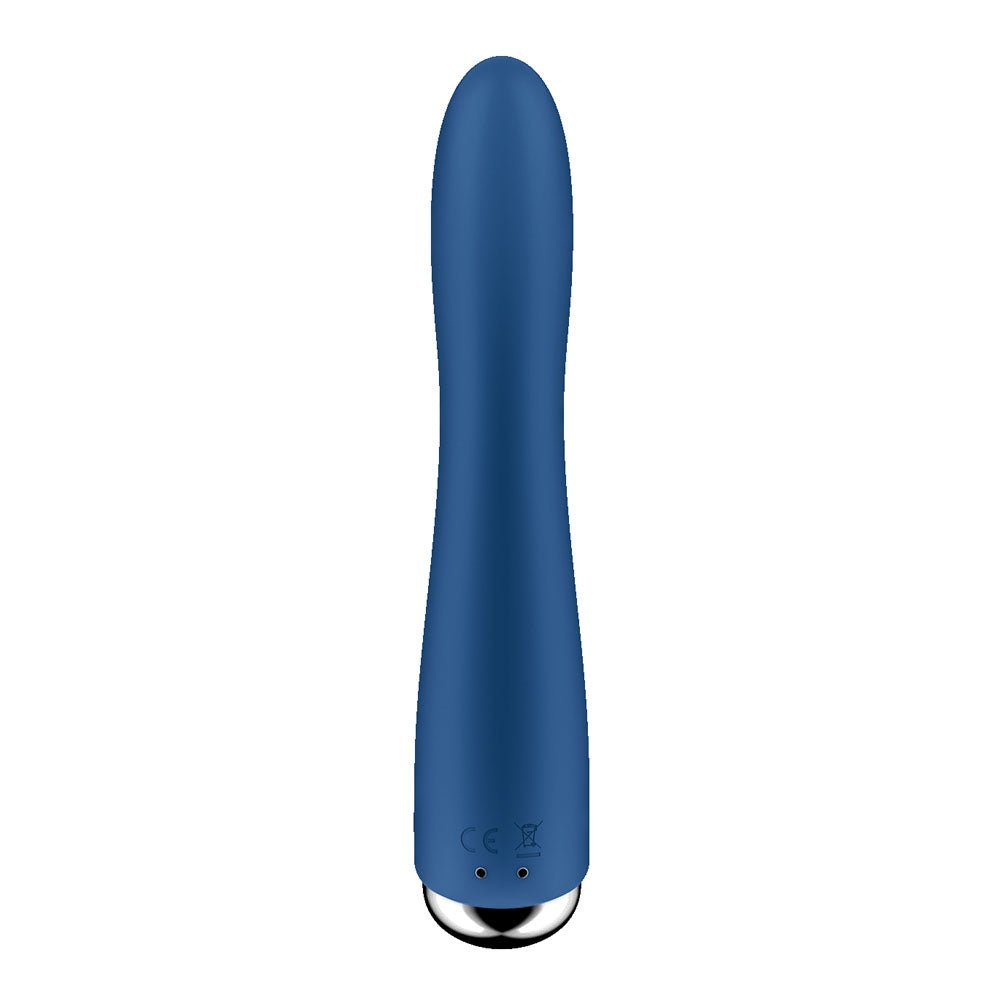 Satisfyer Spinning Vibe 1 - Blue 17.8 cm USB Rechargeable Rotating Vibrator