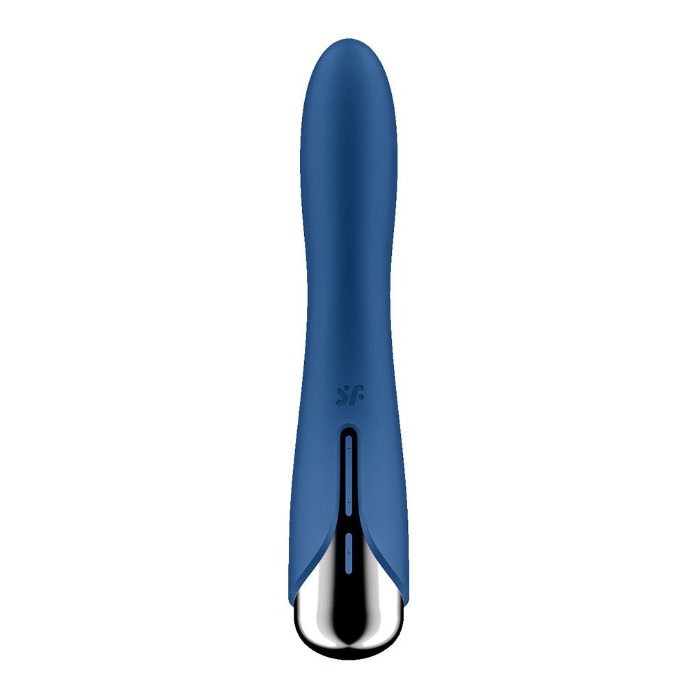 Satisfyer Spinning Vibe 1 - Blue 17.8 cm USB Rechargeable Rotating Vibrator