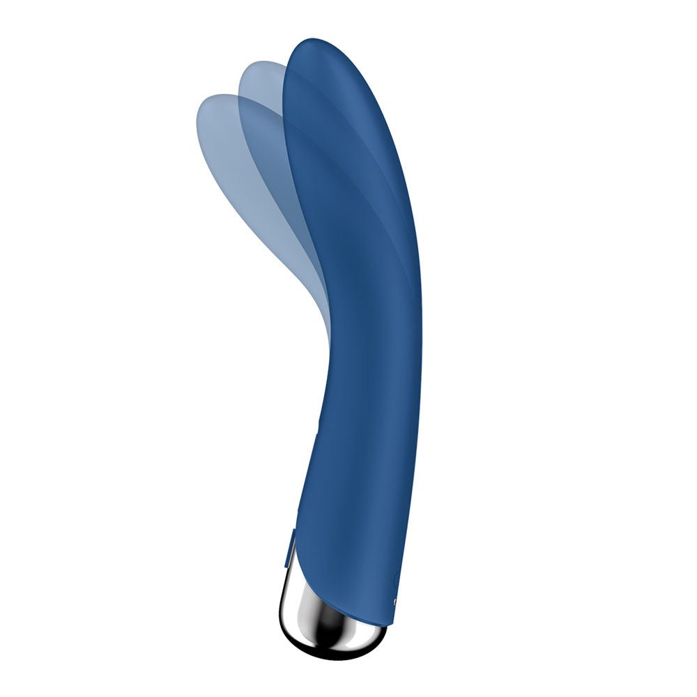 Satisfyer Spinning Vibe 1 - Blue 17.8 cm USB Rechargeable Rotating Vibrator