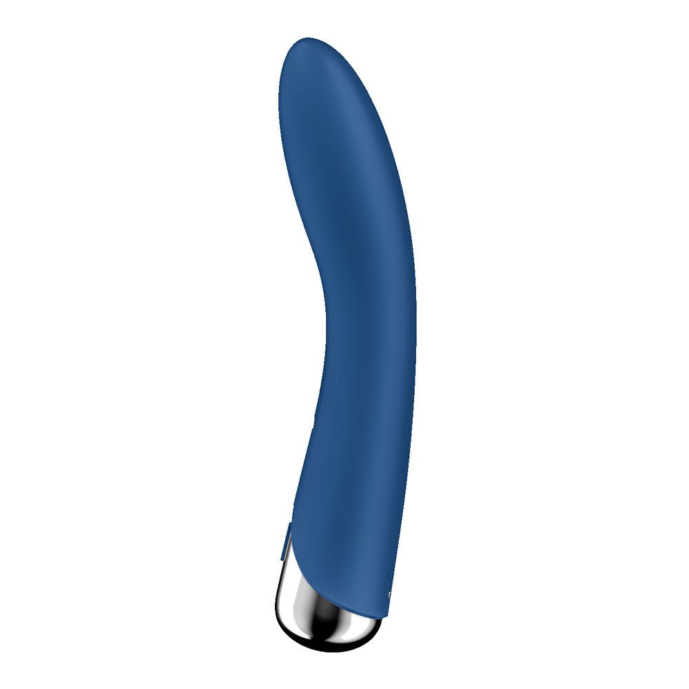 Satisfyer Spinning Vibe 1 - Blue 17.8 cm USB Rechargeable Rotating Vibrator