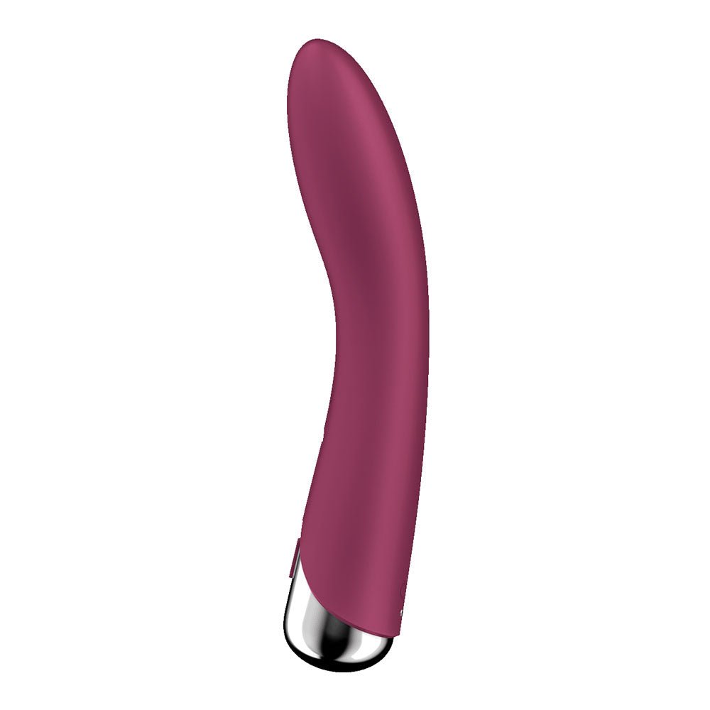 Satisfyer Spinning Vibe 1 - Red 17.8 cm USB Rechargeable Rotating Vibrator