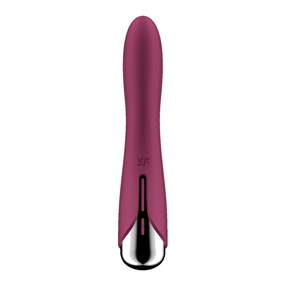 Satisfyer Spinning Vibe 1 - Red 17.8 cm USB Rechargeable Rotating Vibrator