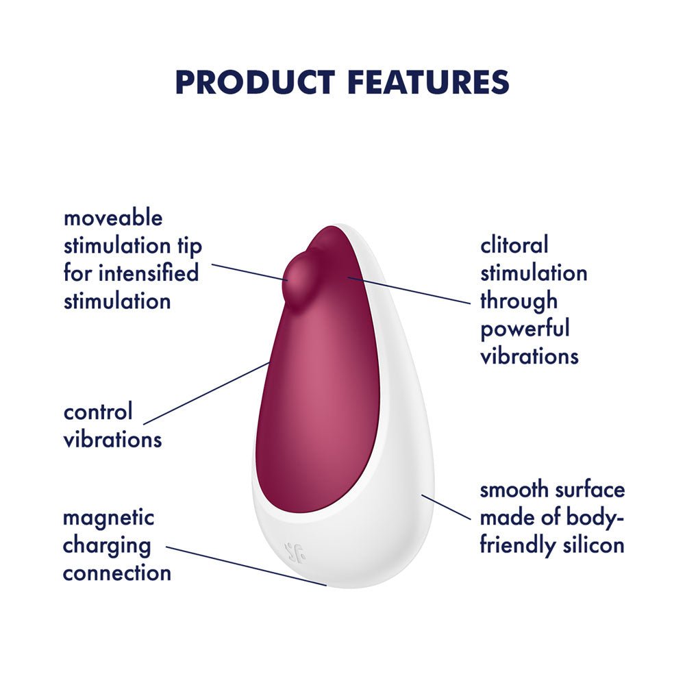 Satisfyer Spot On 3 - Berry USB Rechargeable Stimulator