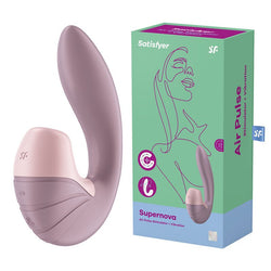 Satisfyer Supernova - Old Rose USB Rechargeable Vibrator with Air Pulsation