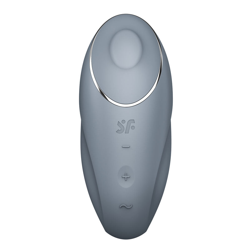 Satisfyer Tap & Climax 1 - Bluegrey USB Rechargeable Pulsing Stimulator