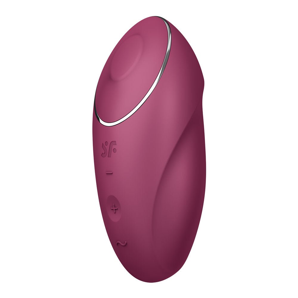 Satisfyer Tap & Climax 1 - Red USB Rechargeable Pulsing Stimulator