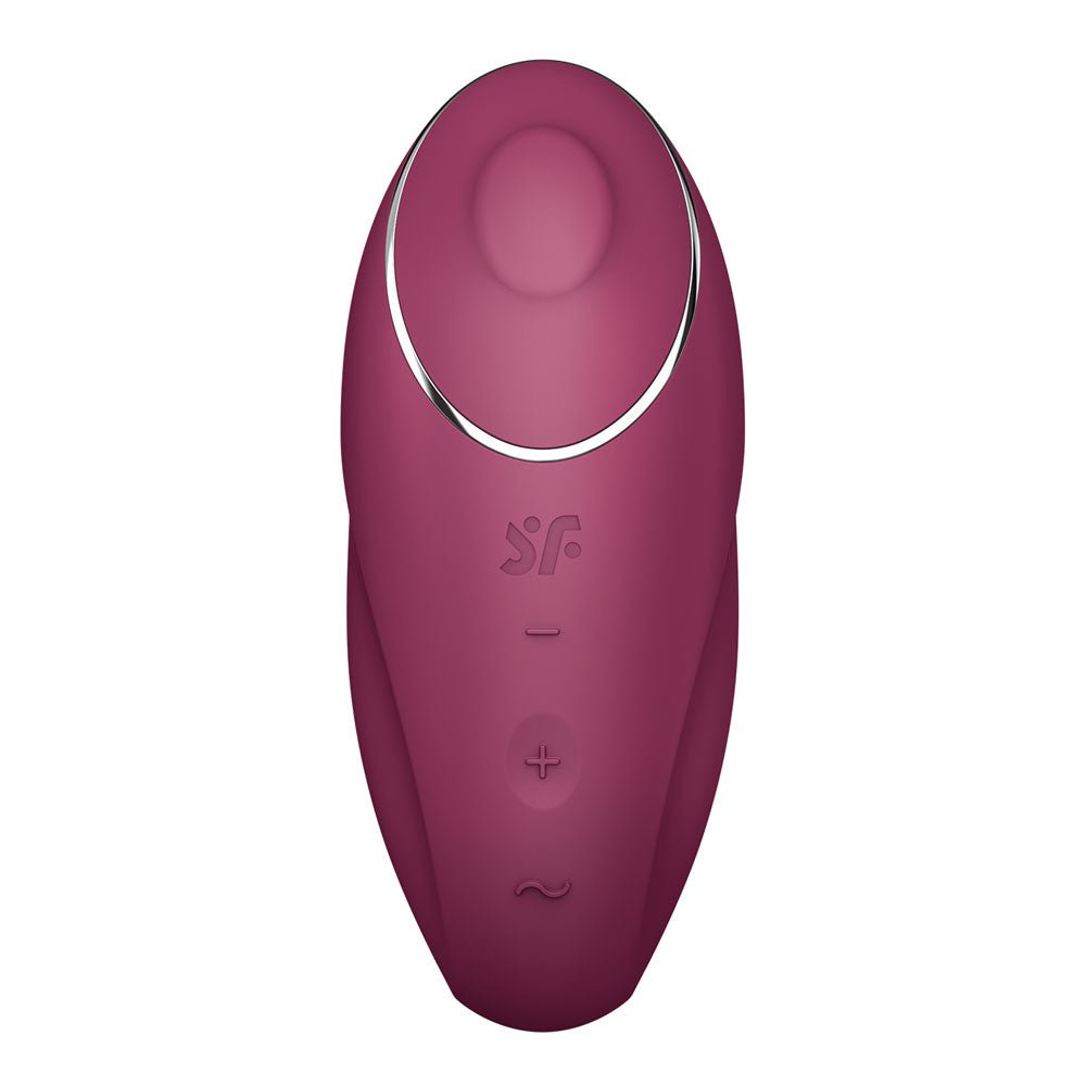 Satisfyer Tap & Climax 1 - Red USB Rechargeable Pulsing Stimulator