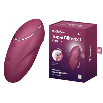 Satisfyer Tap & Climax 1 - Red USB Rechargeable Pulsing Stimulator