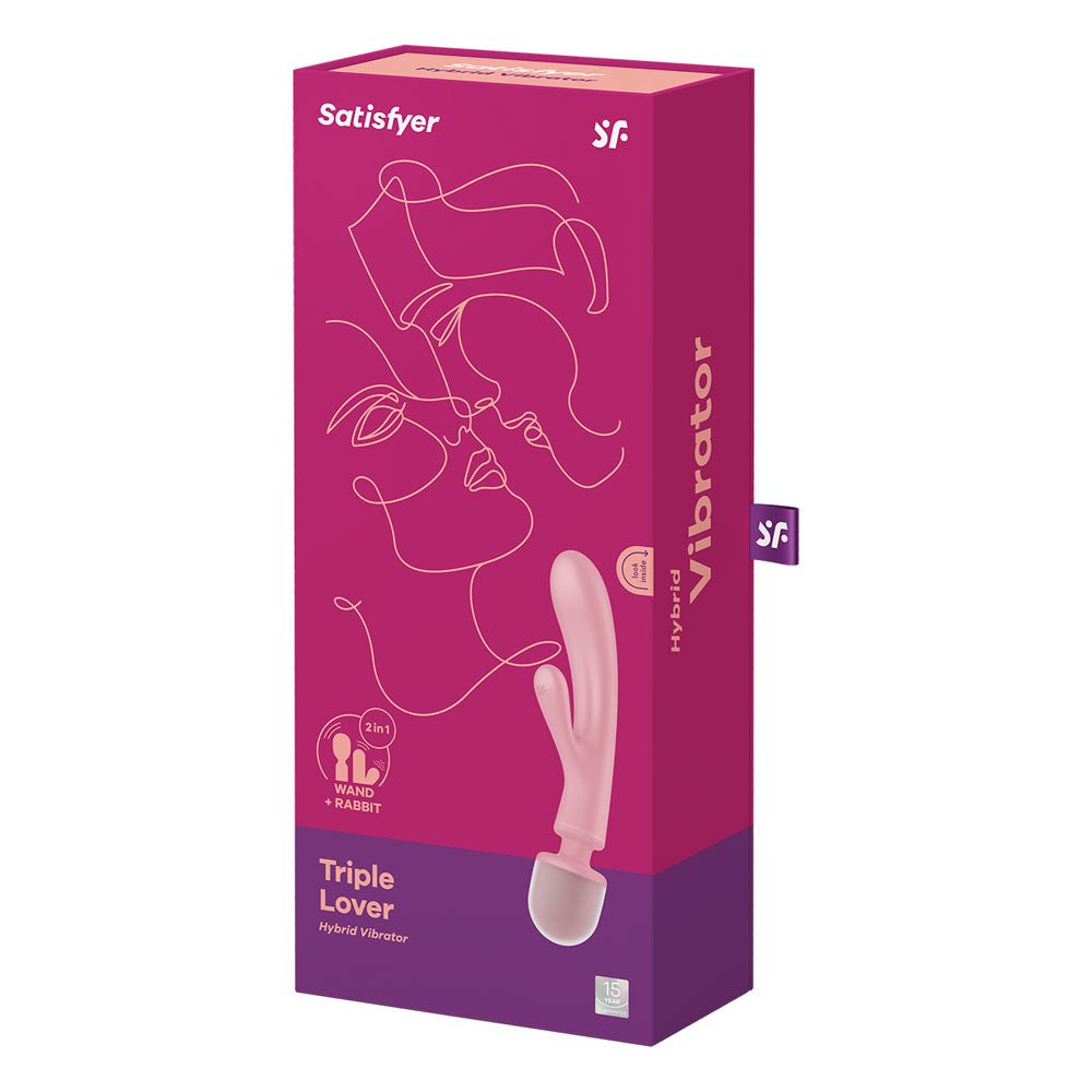 Satisfyer Top Secret - Pink USB Rechargeable Rabbit Vibrator and Massage Wand