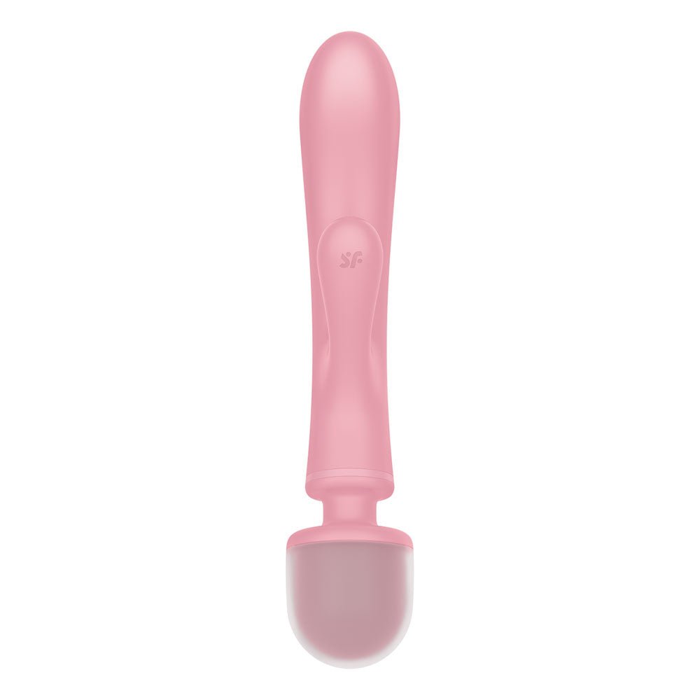 Satisfyer Top Secret - Pink USB Rechargeable Rabbit Vibrator and Massage Wand