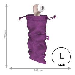 Satisfyer Treasure Bag Large - Violet Large Toy Storage Bag