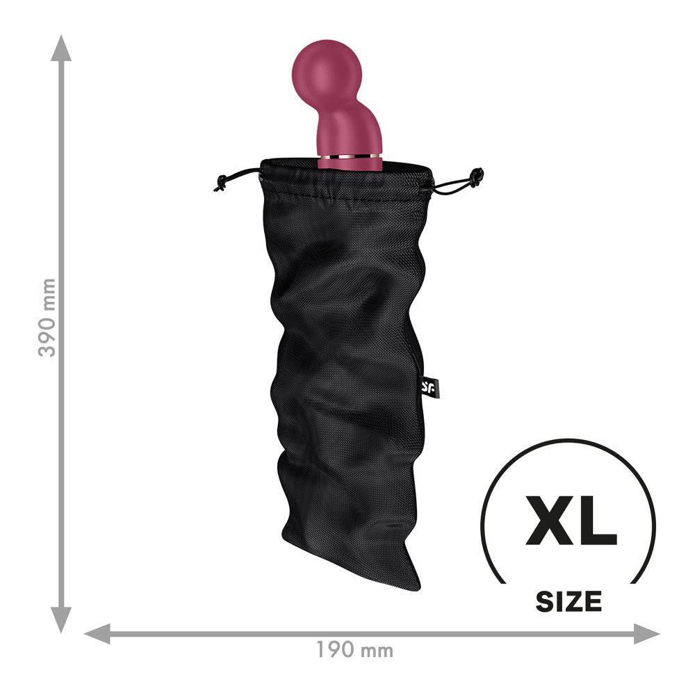 Satisfyer Treasure Bag XLarge - Black XL Toy Storage Bag