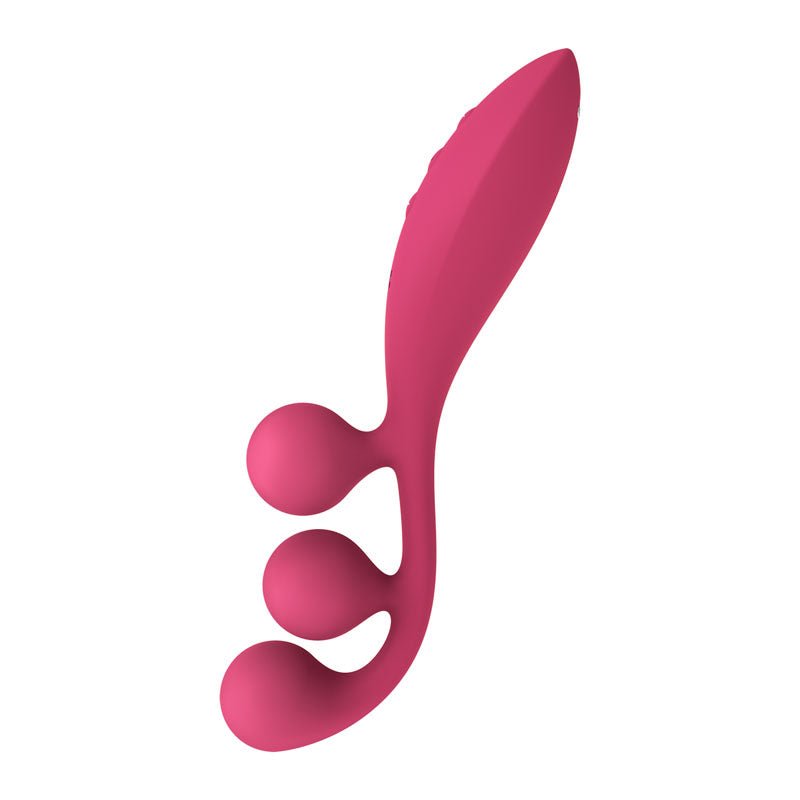 Satisfyer Tri Ball 1 - Red USB Rechargeable 3 - Motor Vibrator