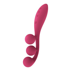 Satisfyer Tri Ball 1 - Red USB Rechargeable 3 - Motor Vibrator