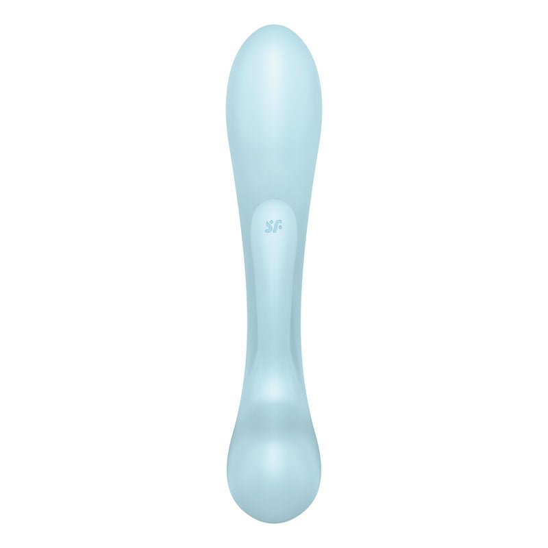 Satisfyer Triple Oh - Light Blue USB Rechargeable Rabbit Vibrator