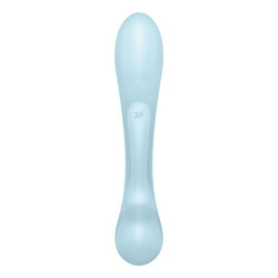 Satisfyer Triple Oh - Light Blue USB Rechargeable Rabbit Vibrator