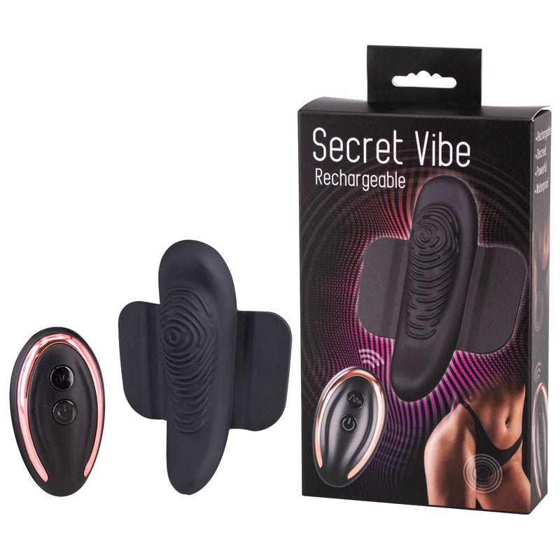 Secret Vibe Black USB Rechargeable Panty Vibe with Remote