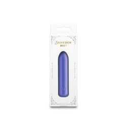 Seduction - Roxy - Metallic Blue 9 cm USB Rechargeable Vibrating Bullet