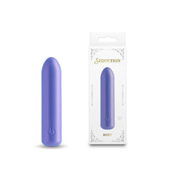 Seduction - Roxy - Metallic Blue 9 cm USB Rechargeable Vibrating Bullet