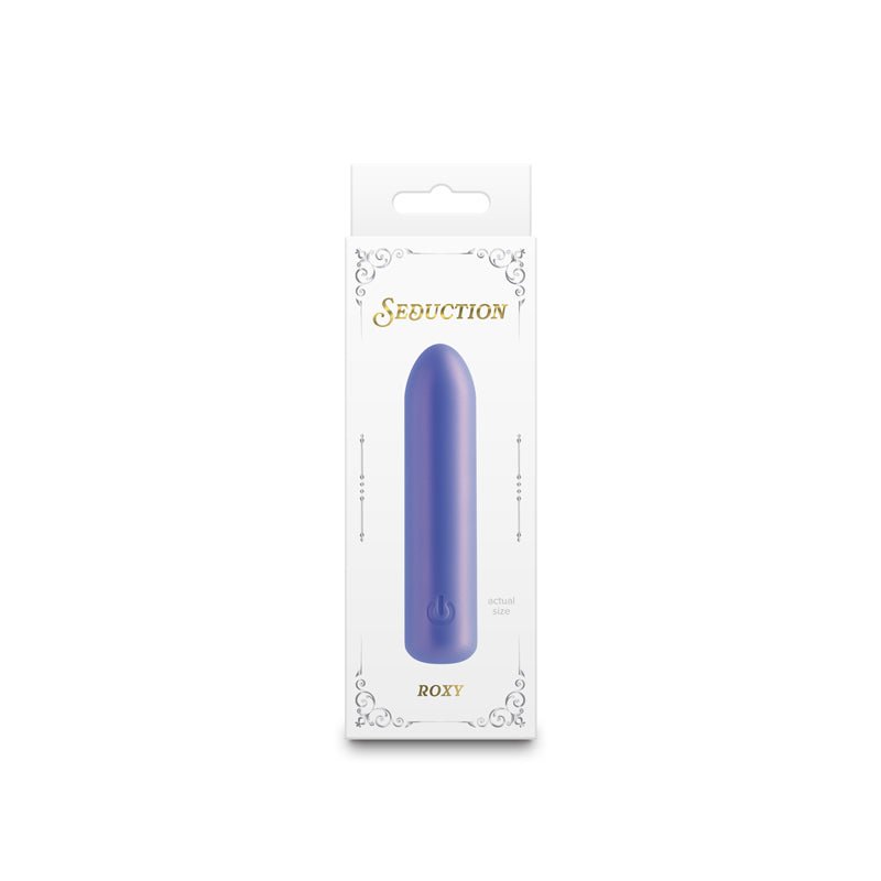 Seduction - Roxy - Metallic Blue 9 cm USB Rechargeable Vibrating Bullet