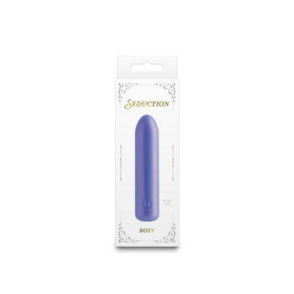 Seduction - Roxy - Metallic Blue 9 cm USB Rechargeable Vibrating Bullet