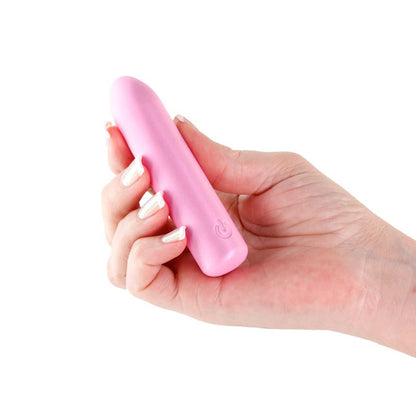 Seduction - Roxy - Metallic Pink 9 cm USB Rechargeable Vibrating Bullet