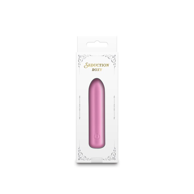 Seduction - Roxy - Metallic Pink 9 cm USB Rechargeable Vibrating Bullet