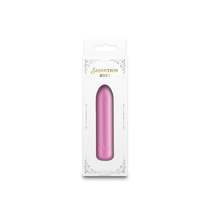 Seduction - Roxy - Metallic Pink 9 cm USB Rechargeable Vibrating Bullet