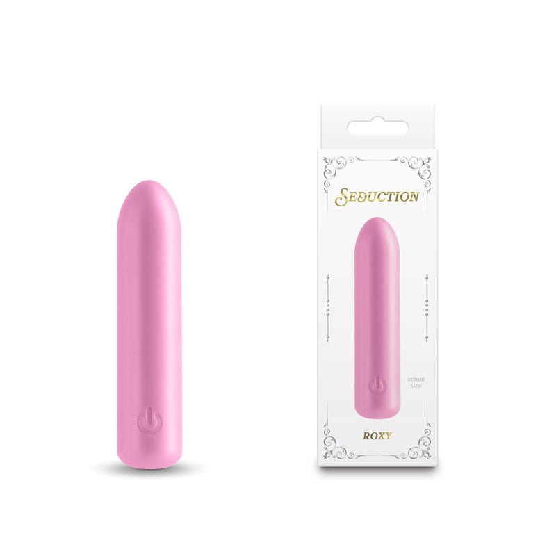 Seduction - Roxy - Metallic Pink 9 cm USB Rechargeable Vibrating Bullet