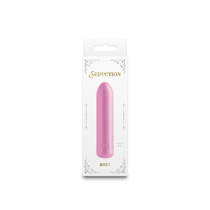 Seduction - Roxy - Metallic Pink 9 cm USB Rechargeable Vibrating Bullet