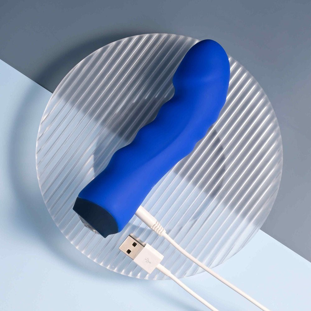 Selopa BANGER - Blue 13.6 cm USB Rechargeable Vibrator