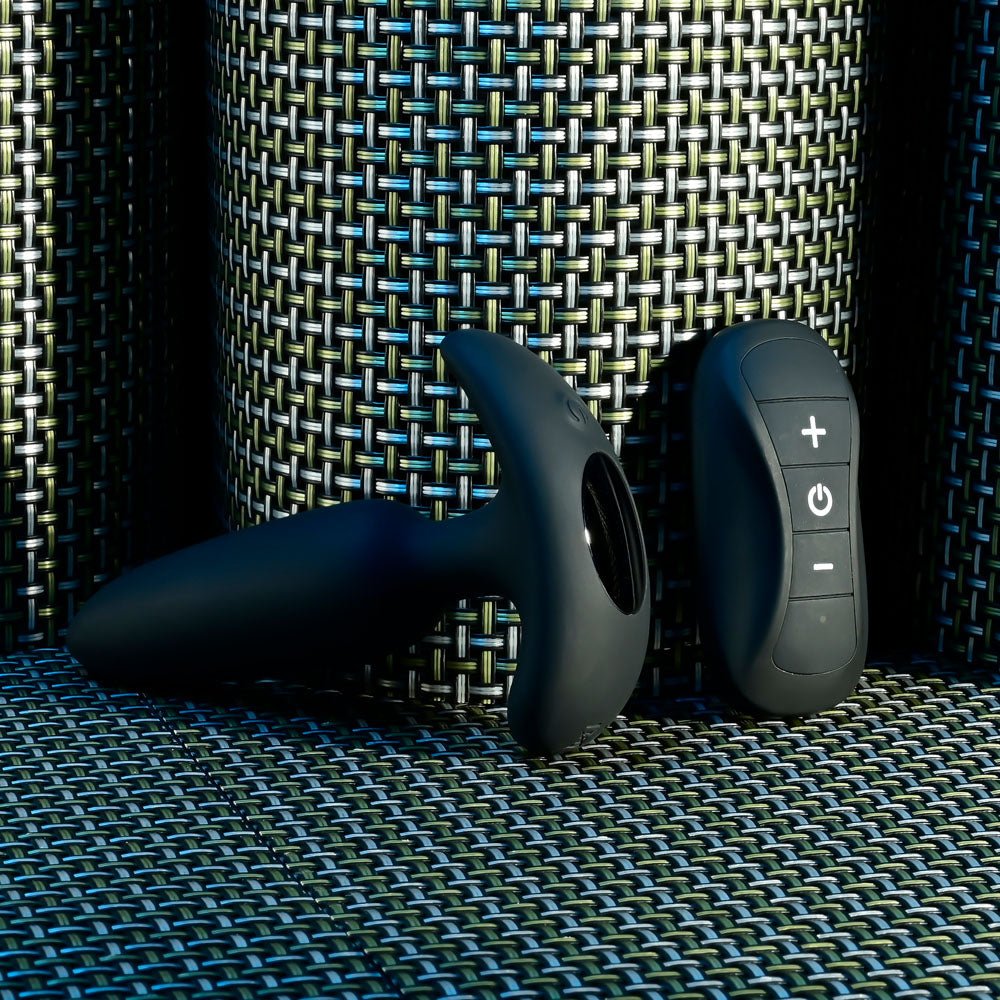 Selopa BEAUTY Black 11.3 cm Vibrating Butt Plug with Wireless Remote