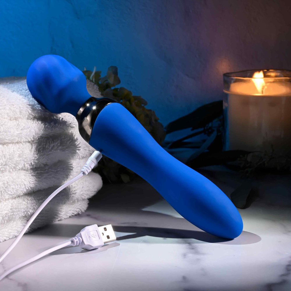 Selopa BELLE Blue USB Rechargeable 20 cm Massage Wand