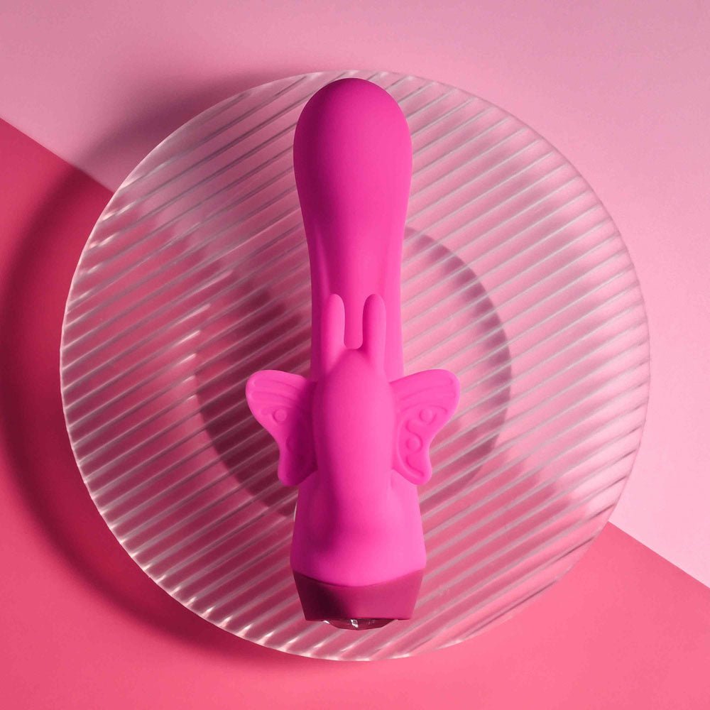 Selopa BUTTERFLY LOVE Pink 13.8 cm USB Rechargeable Butterfly Vibrator