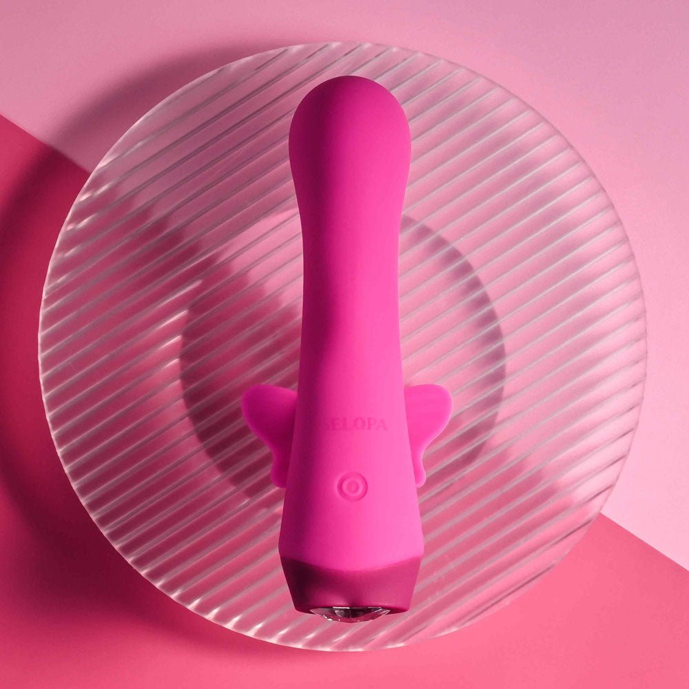 Selopa BUTTERFLY LOVE Pink 13.8 cm USB Rechargeable Butterfly Vibrator