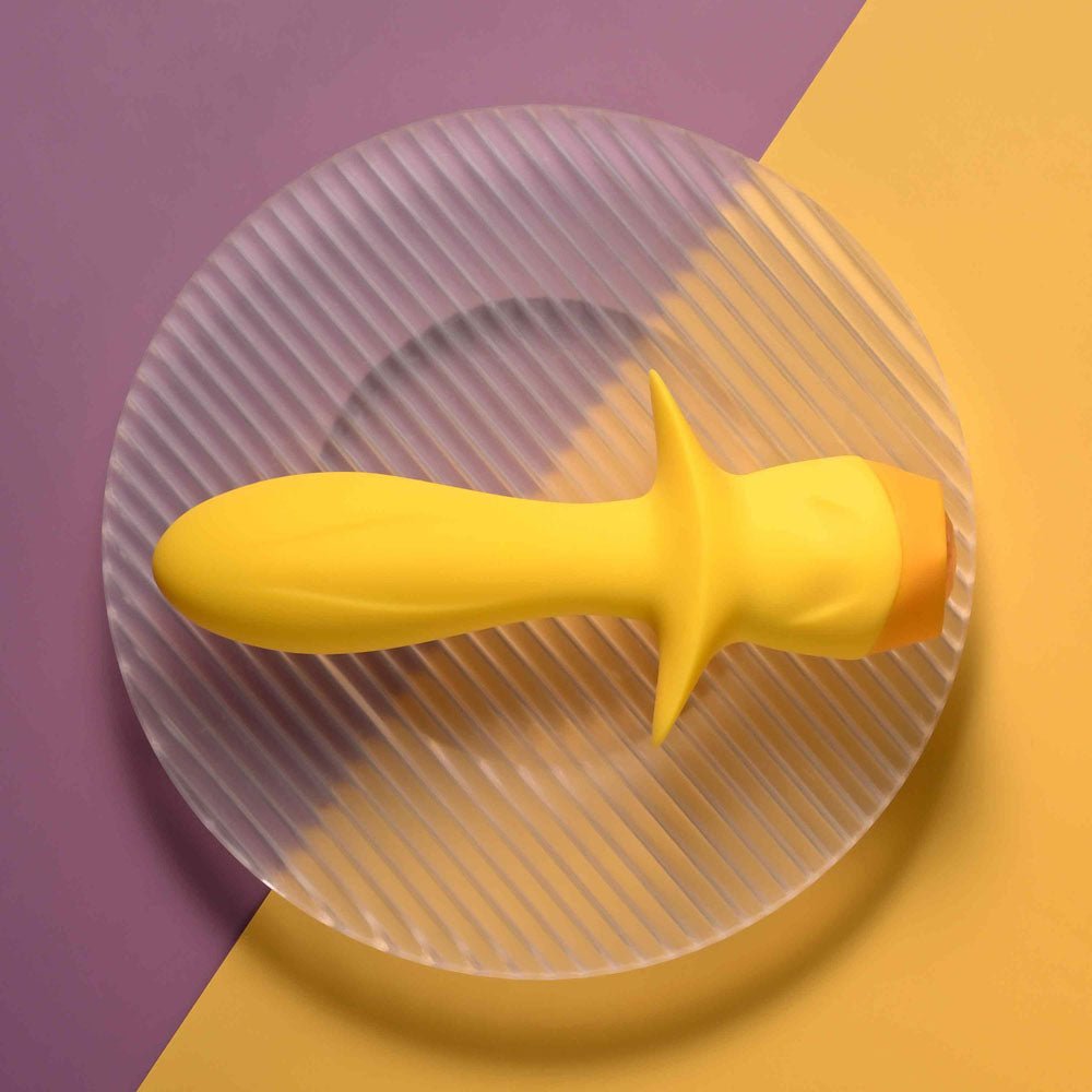 Selopa MELLOW Yellow 13.5 cm USB Rechargeable Vibrating Anal Plug