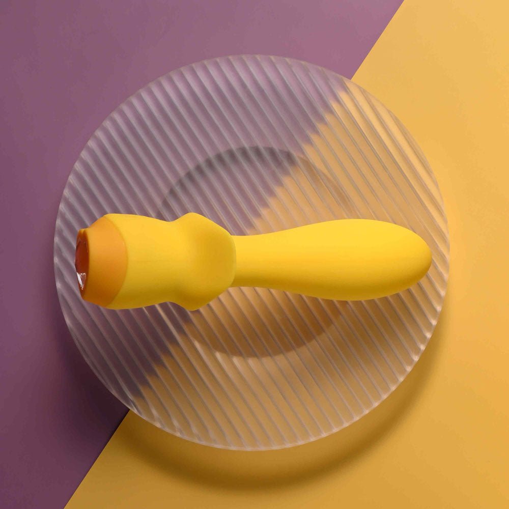 Selopa MELLOW Yellow 13.5 cm USB Rechargeable Vibrating Anal Plug