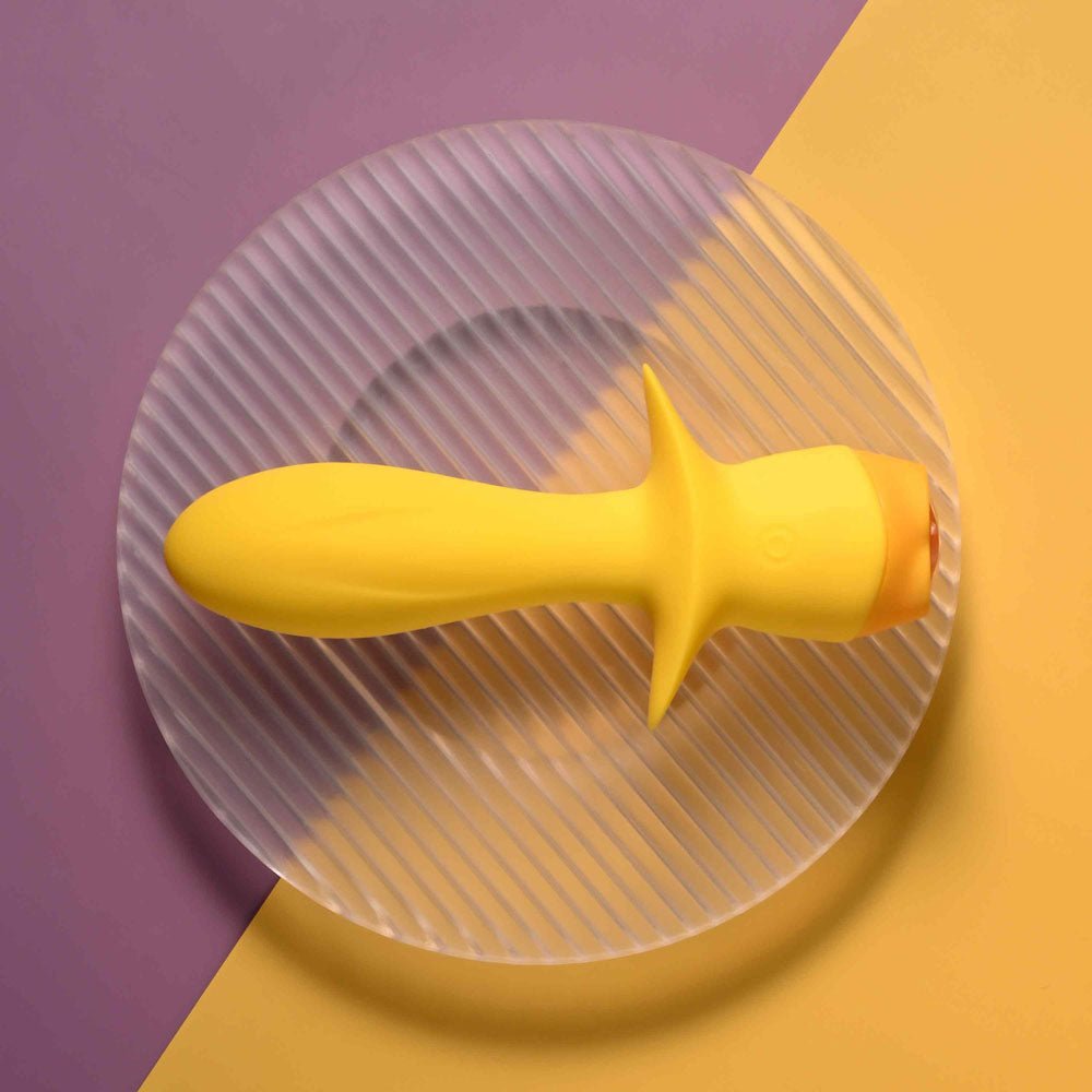 Selopa MELLOW Yellow 13.5 cm USB Rechargeable Vibrating Anal Plug