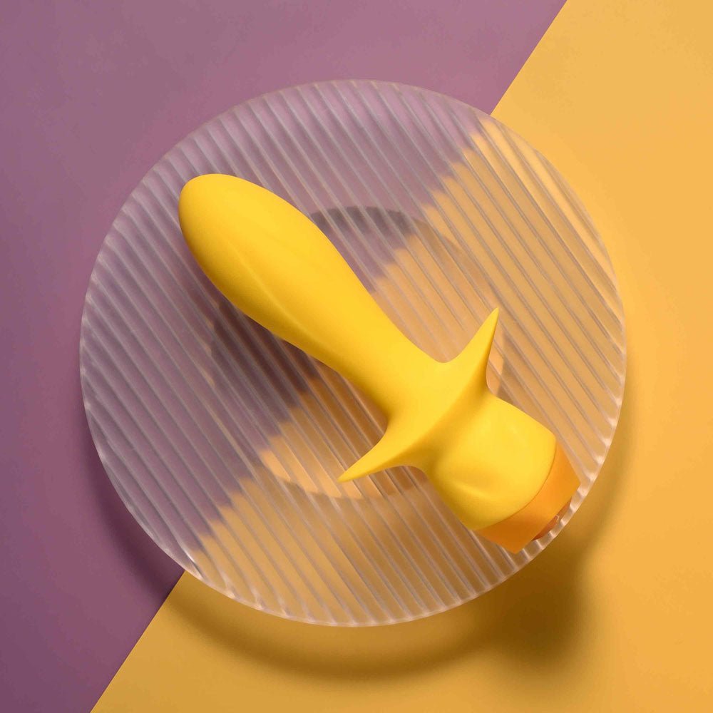 Selopa MELLOW Yellow 13.5 cm USB Rechargeable Vibrating Anal Plug