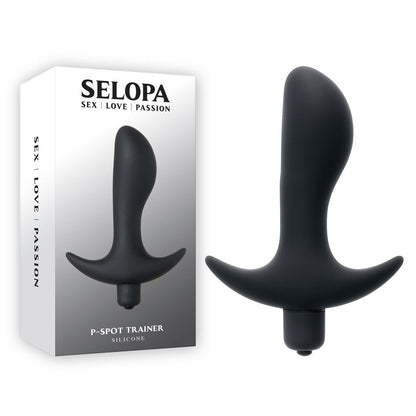 Selopa P - SPOT TRAINER - Black 12.7 cm Vibrating Prostate Massager