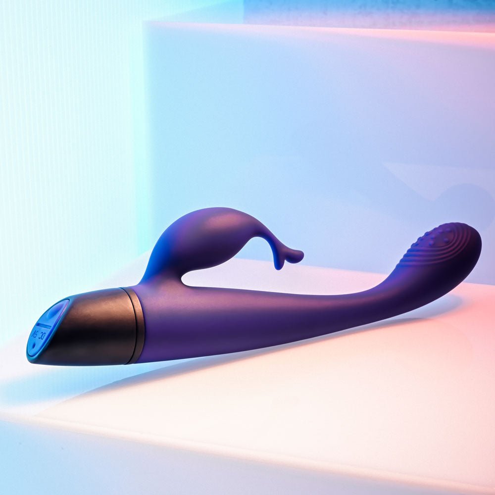 Selopa PLUM PASSION Purple 18.3 cm USB Rechargeable Rabbit Vibrator